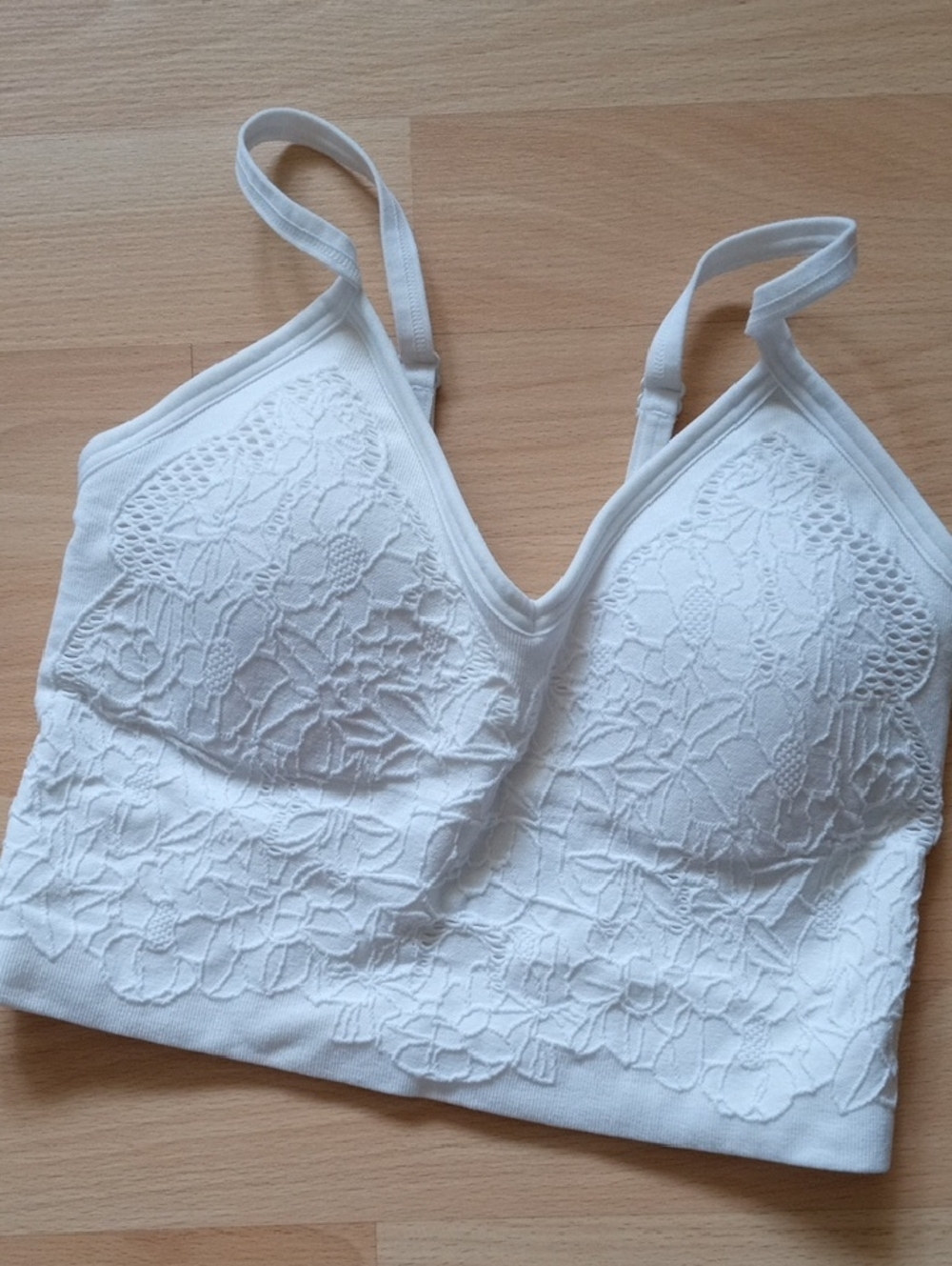 💲4⃣▶▶No Boundaries White Lace Bralette Cami